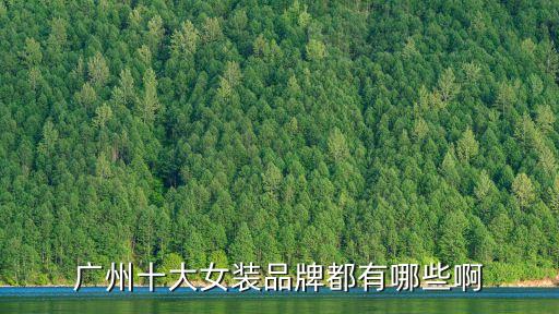 廣州女裝二三線品牌，2012年廣州二三線品牌女裝有哪些