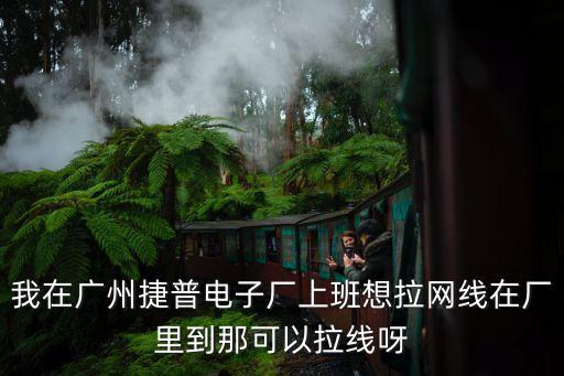我在廣州捷普電子廠上班想拉網(wǎng)線在廠里到那可以拉線呀