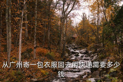 從廣州寄一包衣服回去用快遞需要多少錢(qián)