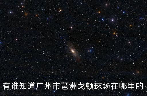 有誰知道廣州市琶洲戈頓球場在哪里的