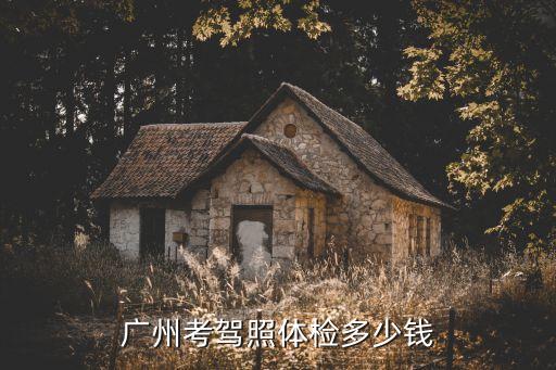 廣州駕駛證體檢費是統一的嗎，廣州換駕照需要體檢嗎
