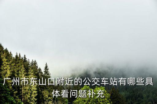 廣州東山公交站，廣州東山總站有幾路公交車到
