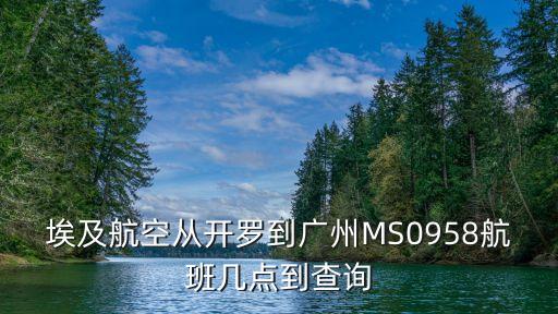 12月開羅至廣州最新航班通知，埃及航空從開羅到廣州MS0958航班幾點到查詢