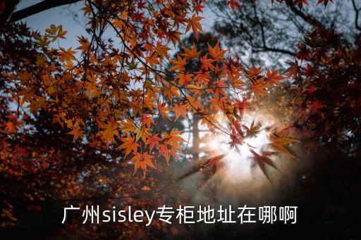 廣州江鈴特順專賣店地址，廣州sisley專柜地址在哪啊