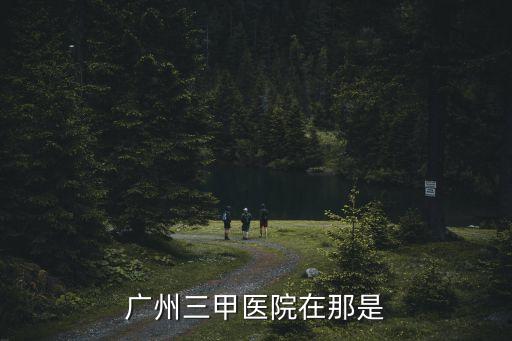 廣州市三甲醫院是什么，廣州三甲醫院有哪些