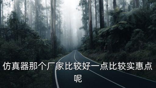廣州市凱瑞賀儀器儀表有限公司，仿真器那個廠家比較好一點比較實惠點呢