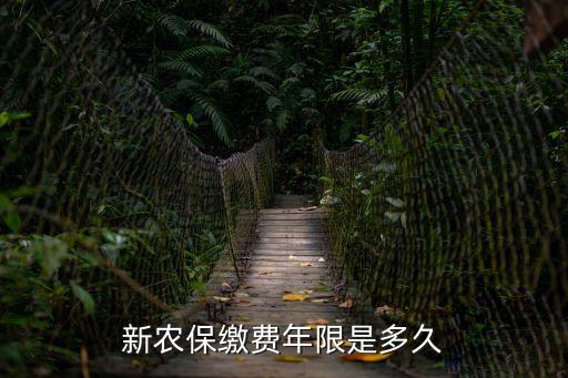 廣州農(nóng)保要交多少年，農(nóng)保要交多少年