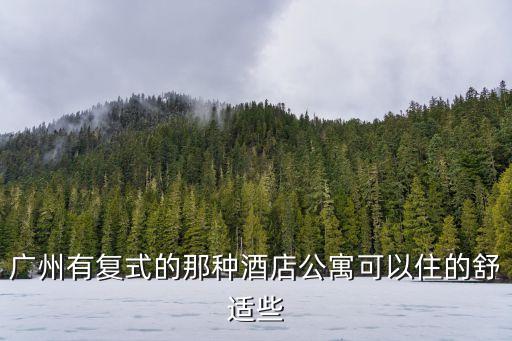廣州洋房有復式的嗎，請問在廣州這里哪里有復式樓類型的戶型樓盤賣
