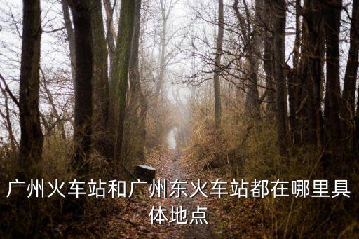 廣州火車站和廣州東火車站都在哪里具體地點