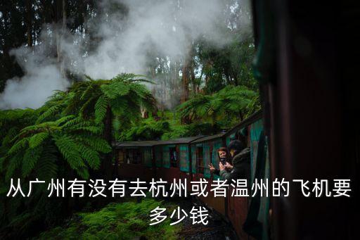 從廣州有沒有去杭州或者溫州的飛機要多少錢