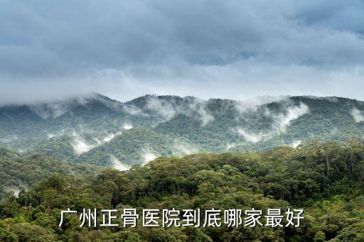 廣州正骨醫院到底哪家最好