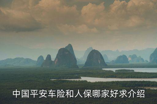 廣州平安還是人保車險好，中國平安車險和人保哪家好求介紹