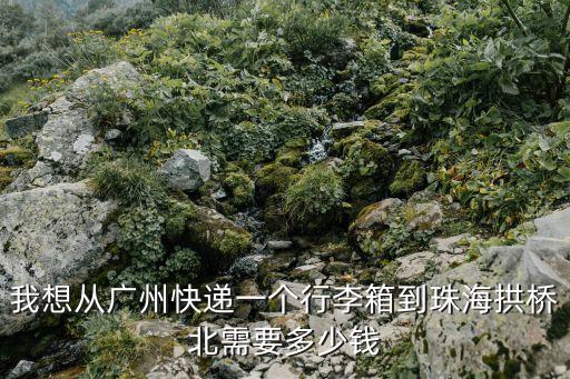 從廣州快遞到珠海費用多少，我想從廣州快遞一個行李箱到珠海拱橋北需要多少錢