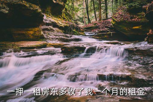 一押一租房東多收了我一個月的租金