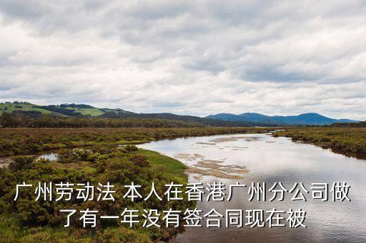 廣州勞動法 本人在香港廣州分公司做了有一年沒有簽合同現(xiàn)在被