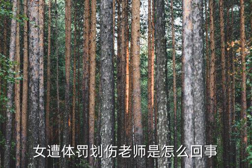 女遭體罰劃傷老師是怎么回事