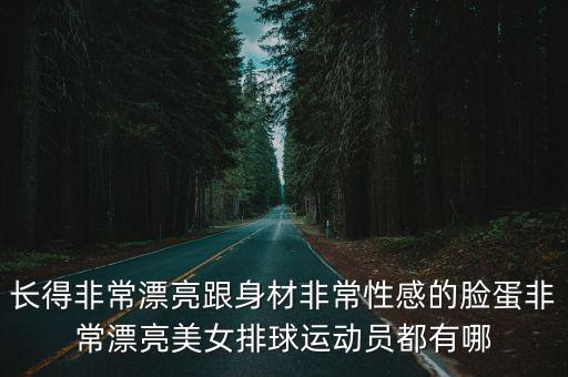 長得非常漂亮跟身材非常性感的臉蛋非常漂亮美女排球運動員都有哪