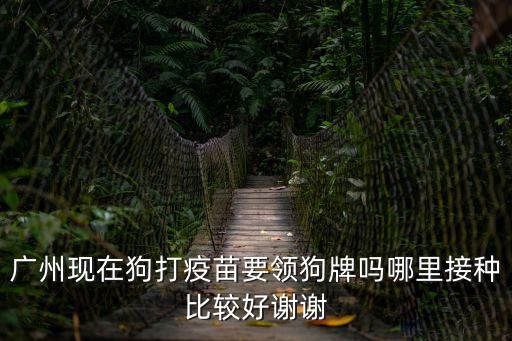廣州現在狗打疫苗要領狗牌嗎哪里接種比較好謝謝