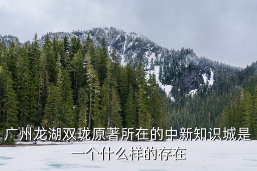 廣州知識城項目靠譜嗎，廣州中新知識城現在什么狀況呢今年有什么大項目呢
