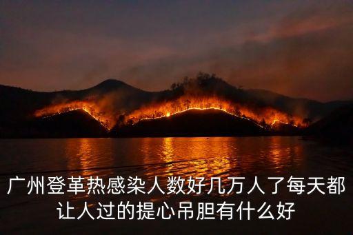 廣州登革熱感染人數好幾萬人了每天都讓人過的提心吊膽有什么好