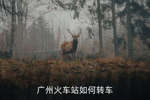廣州火車站如何轉車