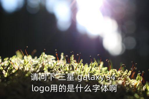 三星字體，請(qǐng)問(wèn)下 三星 galaxy s4 logo用的是什么字體啊