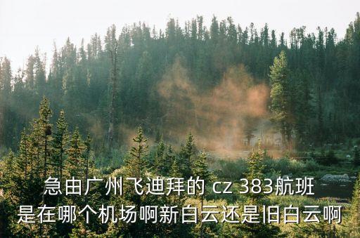 廣州到迪拜的飛機場，迪拜有幾個機場有哪些直飛的航班