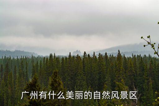 廣州有什么美麗的自然風(fēng)景區(qū)