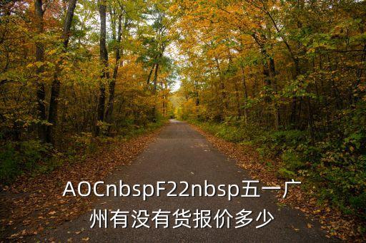 AOCnbspF22nbsp五一廣州有沒有貨報價多少