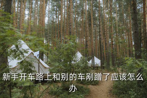 廣州市區新手開車刮蹭，新手開車上路遇到摩擦事故一般怎么處理本人剛拿到駕照不久開車