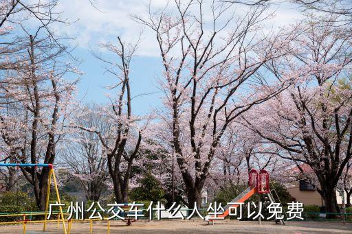 廣州公交車什么人坐可以免費