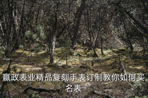 嬴政表業精品復刻手表訂制教你如何買名表