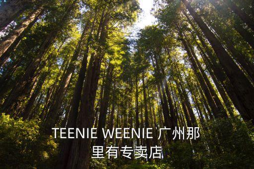 TEENIE WEENIE 廣州那里有專賣店