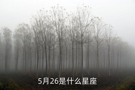 5月26是什么星座