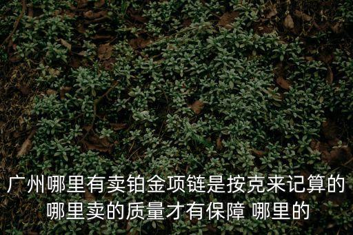 廣州鉑金，廣州哪里有賣鉑金項(xiàng)鏈?zhǔn)前纯藖碛浰愕?哪里賣的質(zhì)量才有保障 哪里的