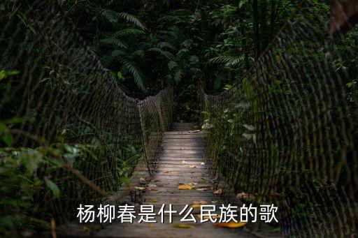 楊柳春是什么民族的歌