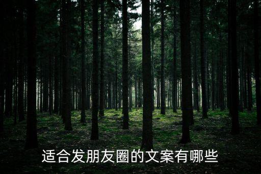 適合發朋友圈的文案有哪些