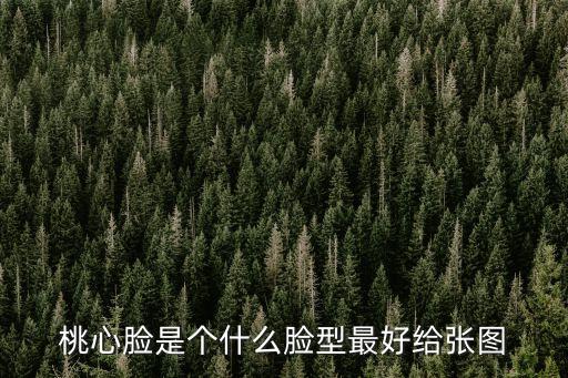 桃心臉是個(gè)什么臉型最好給張圖