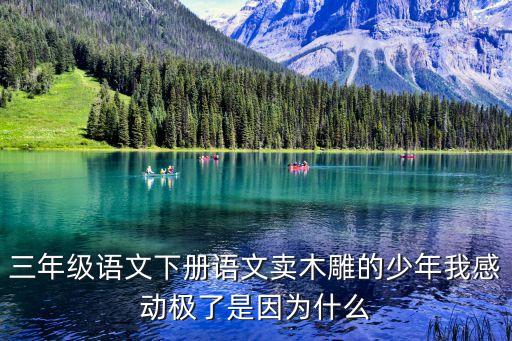 三年級語文下冊語文賣木雕的少年我感動極了是因為什么