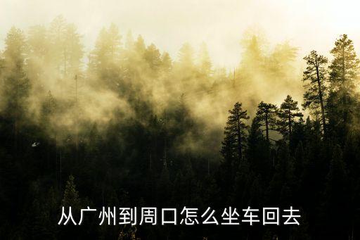 從廣州回周口的貨車有嗎，廣東的長途車站到河南周口淮陽的車有沒有或者佛山的