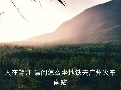 甕安縣到廣州南，下茅客運站到廣州南站怎么坐車