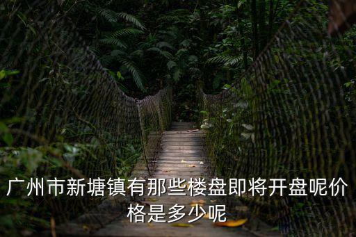 廣州市新塘鎮有那些樓盤即將開盤呢價格是多少呢