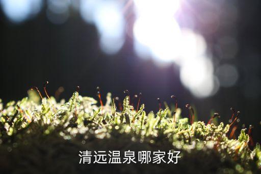 清遠溫泉，清遠地區最好玩的溫泉是哪個清遠溫泉推薦