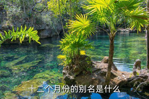 十二個月份的別名是什么