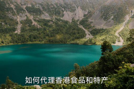 香港代理，如何代理香港食品和特產