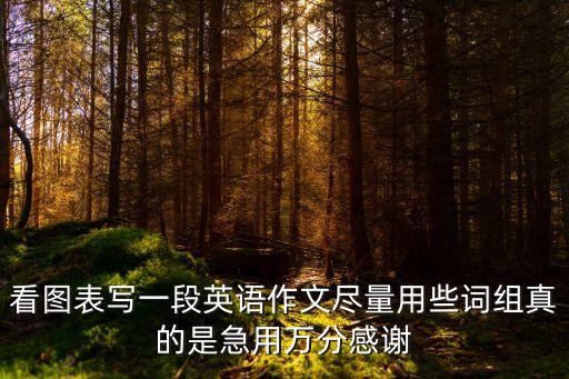 英語圖表作文，一篇PETS3圖表作文歡迎修改