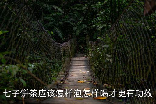 七子餅茶應該怎樣泡怎樣喝才更有功效
