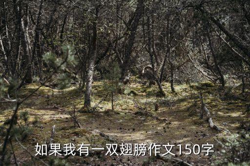 如果我有一雙翅膀，如果我有一雙翅膀作文150字