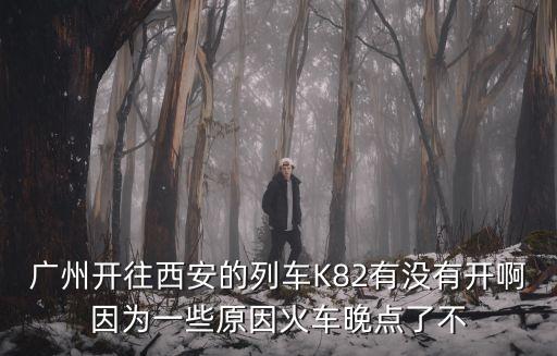 廣州開往西安的列車K82有沒有開啊因為一些原因火車晚點了不