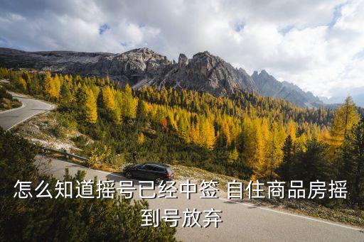 廣州買房搖號結果，咨詢一個問題申請了經濟適用房搖號搖到1400位